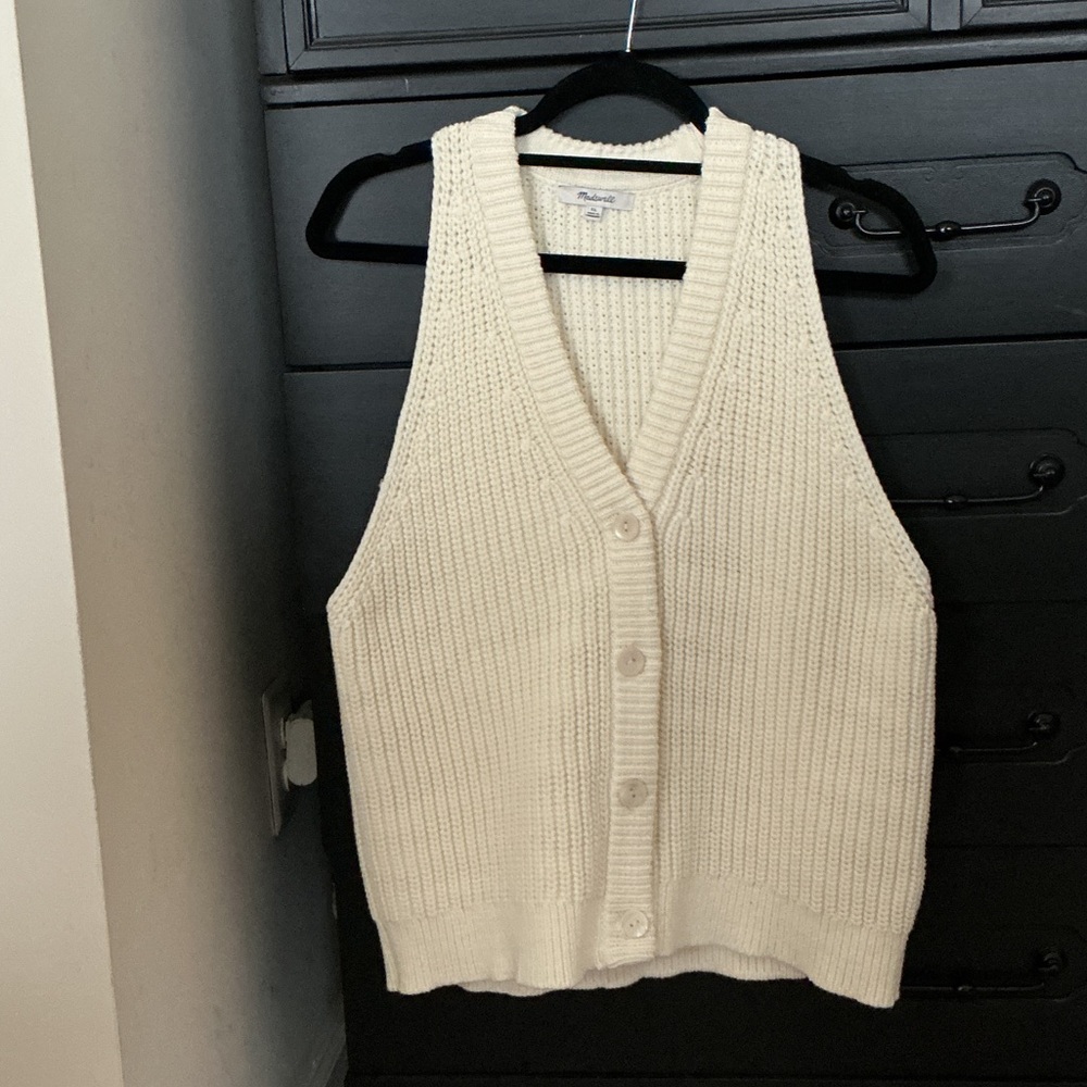 Madewell: Cutaway Sweater Vest - Picture 2 of 3